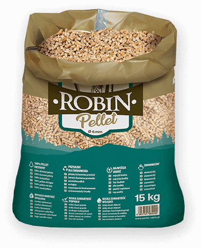 worek pelletu opałowego Robin do kupienia w Rykach lub sklepie internetowym